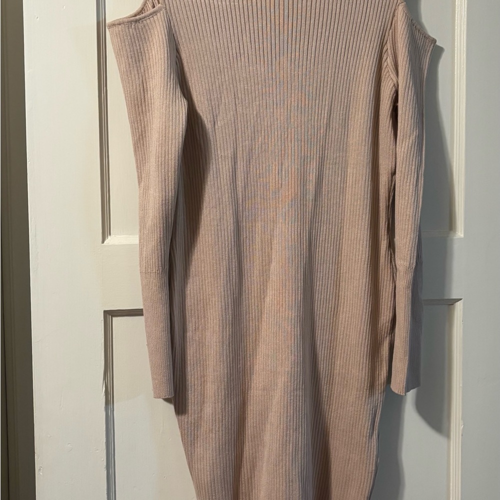 Chic Ribbed Knit Top - Neutral - Picture 5 of 5